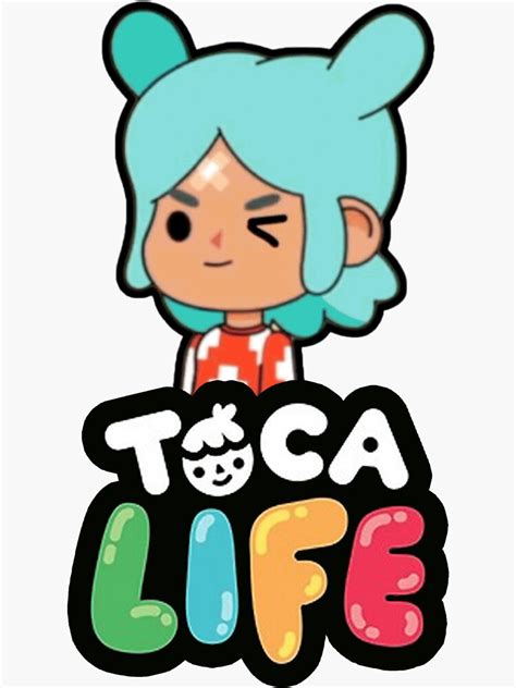 Toca Boca Characters Rita Sticker For Sale By Meudya Redbubble