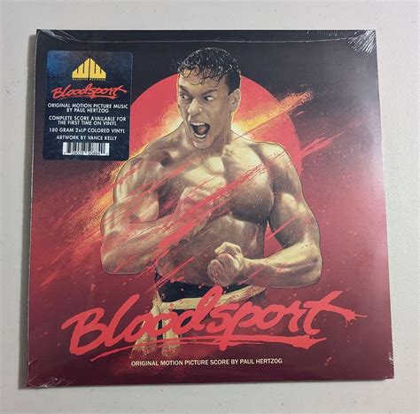 Bloodsport Omp Score Paul Hertzog Waxwork Xlp Colored Vinyl