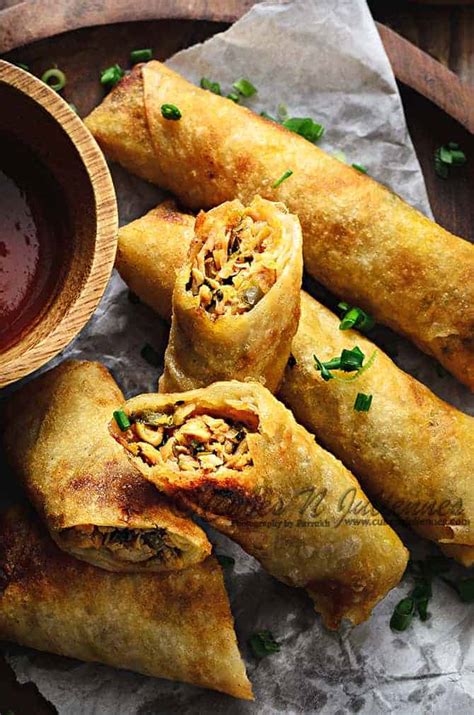 Best Chicken Spring Roll Recipe By Cubes N Juliennes