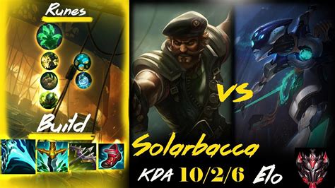 [ Solarbacca ] Gangplank Vs Camile Top Season 11 Grandmaster Youtube