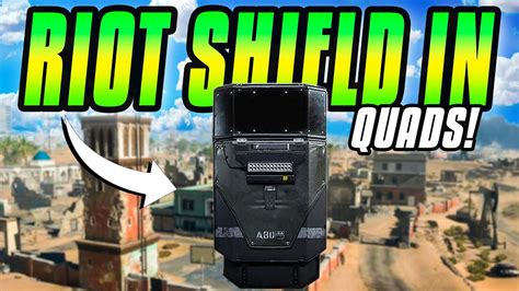 CRAZY RIOT SHIELD LOADOUT IN QUADS YouTube