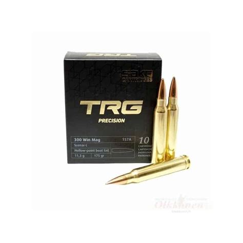 Cartouches SAKO TRG PRECISION 300 Win Mag 175grs HPBT Boite de 10 unités