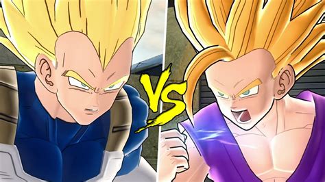 Teen Gohan Ss Vs Vegeta Super Hardest Level Epic Fight Dragon