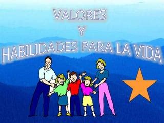 TALLER DE VALORES Y HABILIDADES PARA LA VIDA 2 Ppt