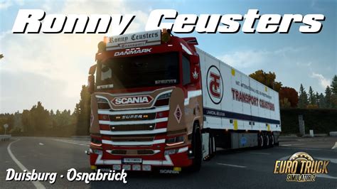 Ronny Ceusters Euro Truck Simulator 2 Duisburg Osnabruck