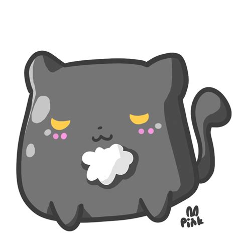 commission:chibi cat by pinkbunnii on DeviantArt
