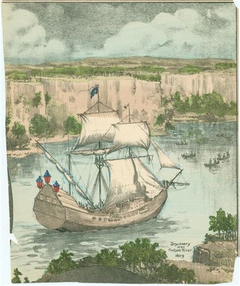 Henry Hudson And The Half Moon 1609 Gothamhistory