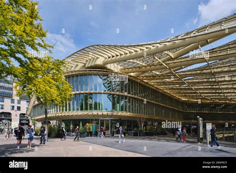 Paris France May 2022 Forum Des Halles Structure New Modern