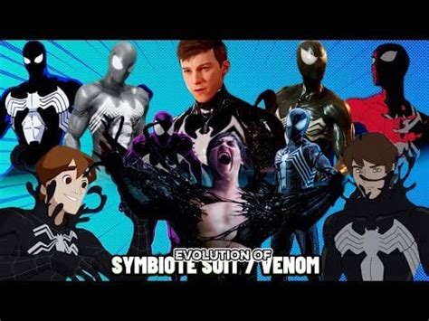 Evolution Of Symbiote Suit [Venom] / Black Suit Spider-Man In Tv Shows, Movies And Games [1994 ...