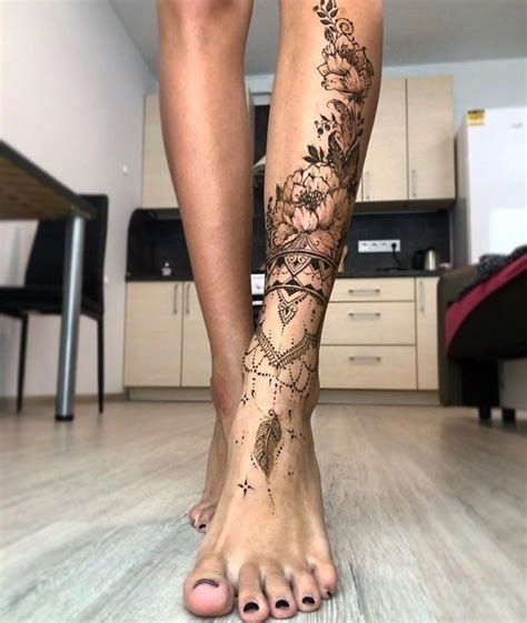 Tatouage sur le pied et la cheville Les meilleures trucs sur Zenidées