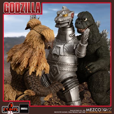 5 Points XL Godzilla vs Mechagodzilla (1974) Three Figure Boxed Set ...