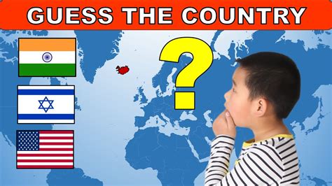 Guess The Country On The Map In 3 Seconds Map Guessing Challenge