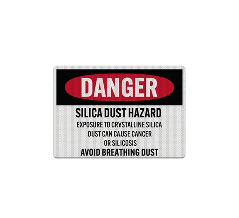 Shop For Silica Dust Hazard Sign Bannerbuzz