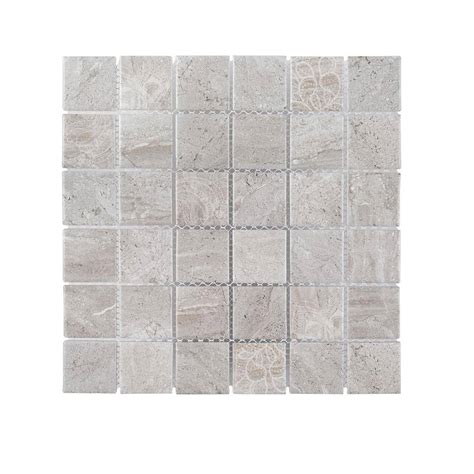 Daltile Prologue Delicate Gray 12 In X 12 In X 6 Mm Glazed Ceramic