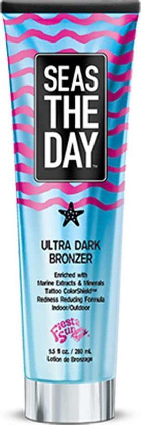 Fiesta Sun Seas The Day Zonnebankcreme Ultra Dark Bronzer Met Tattoo