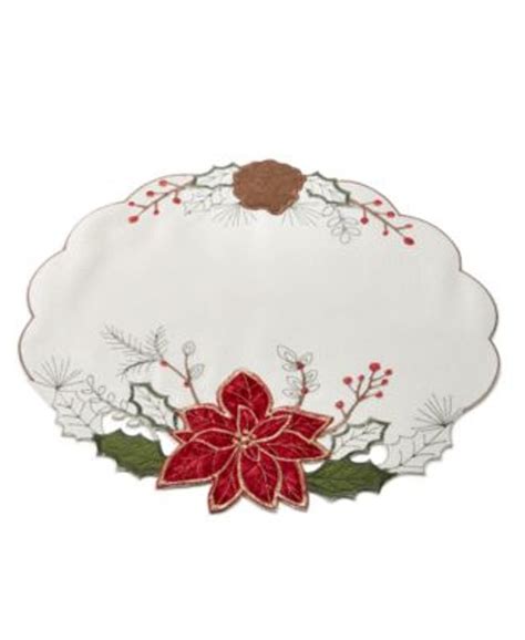 Elrene Poinsettia Cut Work Round Placemat Mall Of America®