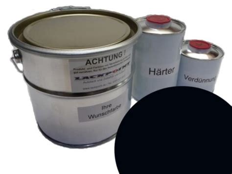 Liter Set Of K Car Paint Ral Black Matte No Clear Paint