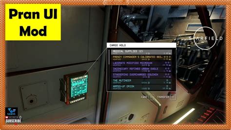 Starfield Pran Ui Starfield Ui Mod Better Ui And Hud Youtube