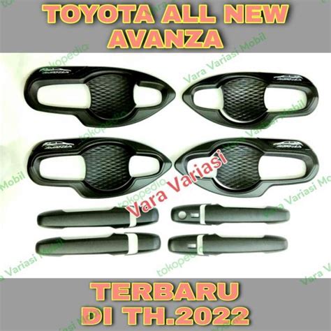 Jual PAKET ALL NEW AVANZA 2022 HANDEL OUTER MANGKOK PINTU MOBIL HITAM