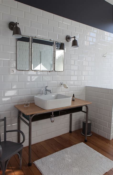 Bathroom Vanity Industrial Look Everything Bathroom