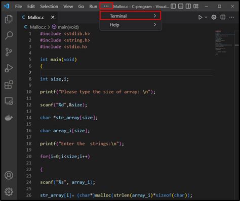 How To Create An Array Of Strings Using Malloc In C Programming