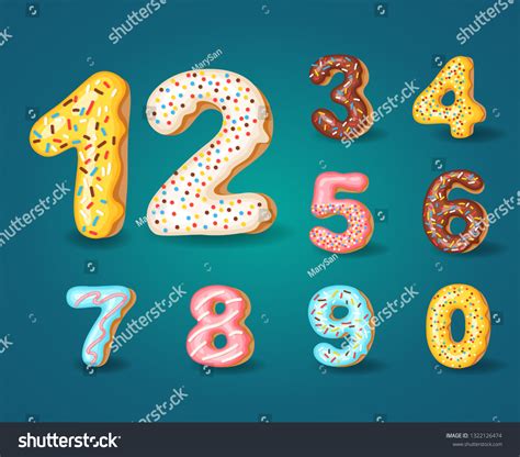 Font Of Donuts Bakery Sweet Alphabet Alphabet Royalty Free Stock