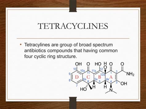 Tetracyclines Ppt