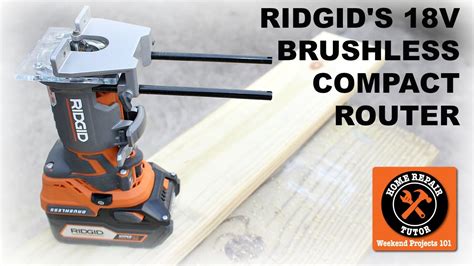 Ridgid 18v Brushless Compact Router I Love This Tool Youtube