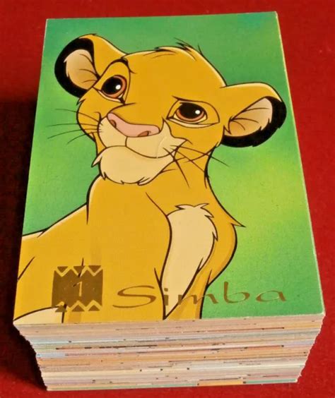 LION KING Complete VINTAGE Base Set 90 Cards Panini 1995 24 99