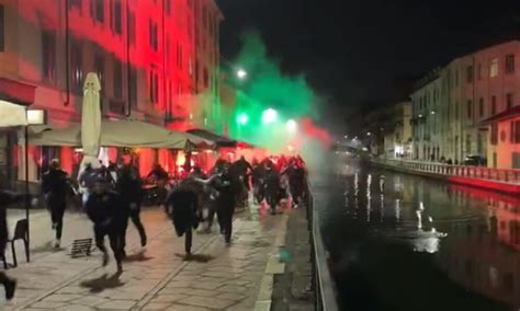 Milan Psg Agguato Degli Ultras Sui Navigli Tifoso Francese