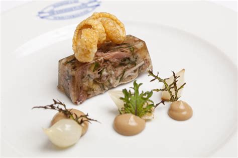 Pig S Head Terrine With Homemade Mustard Recipe Great British Chefs