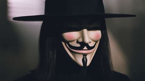 Wallpaper Black Glasses Moustache Nose Emotion V For Vendetta