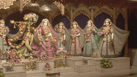 ISKCON Mayapur deities, 4k ungraded | Stock Video | Pond5