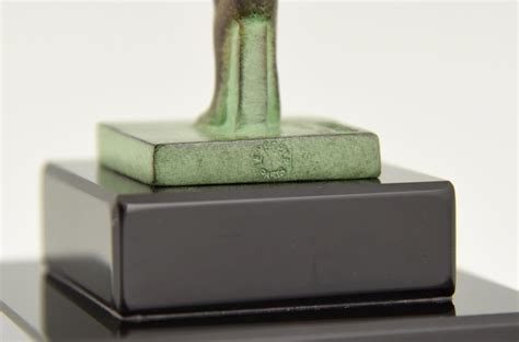 Art Deco Style Sculpture Dancing Nude With Balls By Denis For Max Le Verrier At Stdibs