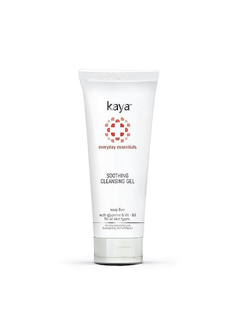 Kaya Clinic Soothing Cleansing Gel Soap Free And Gentle Face Wash With