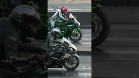 H2 Kawasaki vs Hayabusa – Dragstrips.com