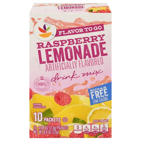 Save On Our Brand Flavor To Go Drink Mix Raspberry Lemonade Sugar Free