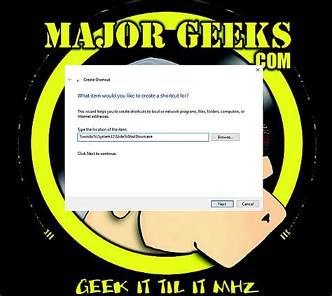 How To Create A Slide To Shut Down Shortcut In Windows 10 MajorGeeks