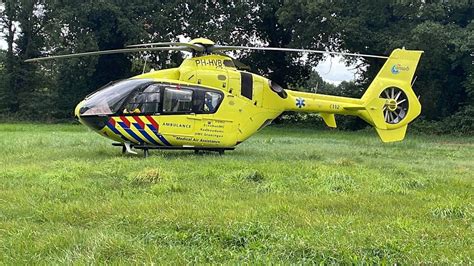 Traumahelikopter Landt Voor Inzet In Assen Oost