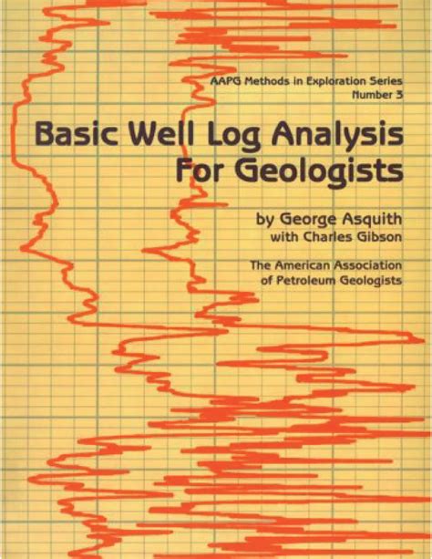 Aapg Methods In Exploration Volume 3 George B Asquith Charles R