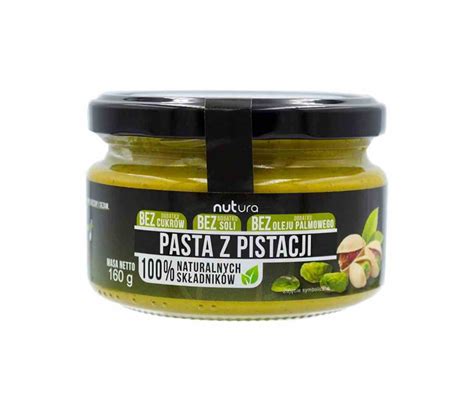 Pasta Z Pistacji G Natura Zdrowe Boxy