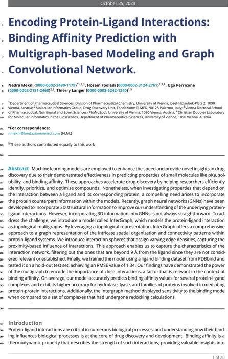 Encoding Protein Ligand Interactions Binding Affinity Prediction With