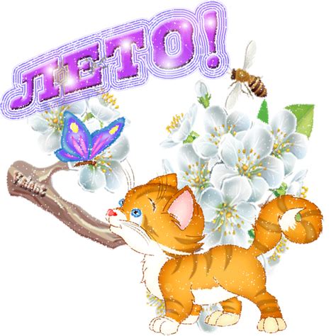 Анимированная открытка ЛЕТО!