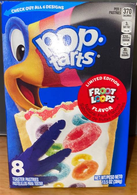 Pop-tarts limited edition Froot Loops flavor Rice Krispies Treats Original, Rice Krispie Treats ...