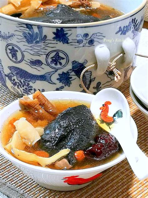 Pengs Kitchen Double Boiled Black Chicken Herbal Soup