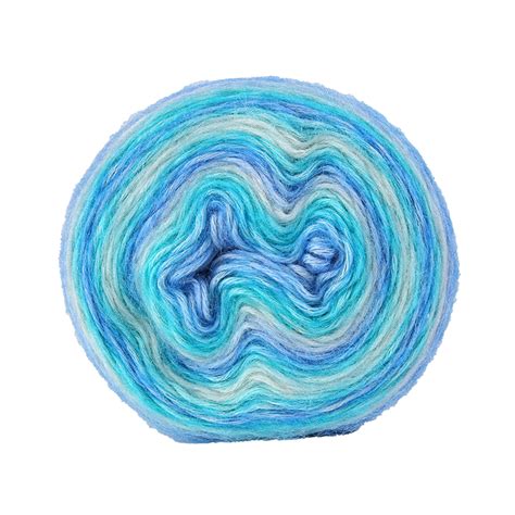 Gradient Diy Crochet Thread Acrylic Fiber Bright Colored Crochet Thread
