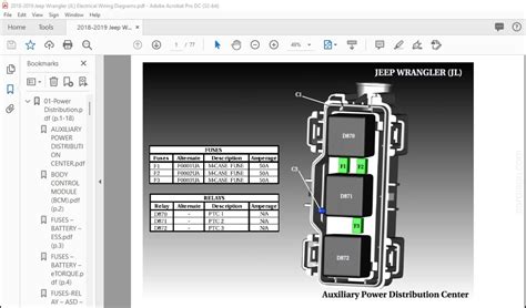 Jeep Wrangler Jl Electrical Wiring Diagram Manual Pdf