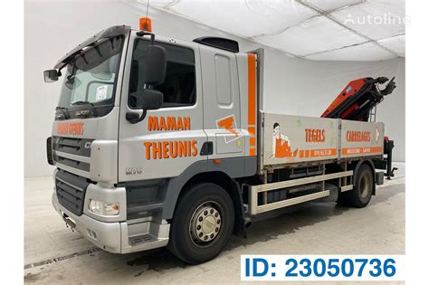 Daf Cf Flatbed Truck For Sale Belgium Wingene Gy