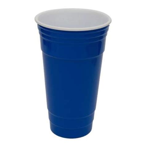 Vaso Mainstays Diseño Fiesta Grande Azul 1 Pza Walmart