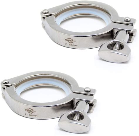 Buy Qminox Tc 2 Tri Clamp With Wing Nut Stainless Steel 304 Heavy Duty